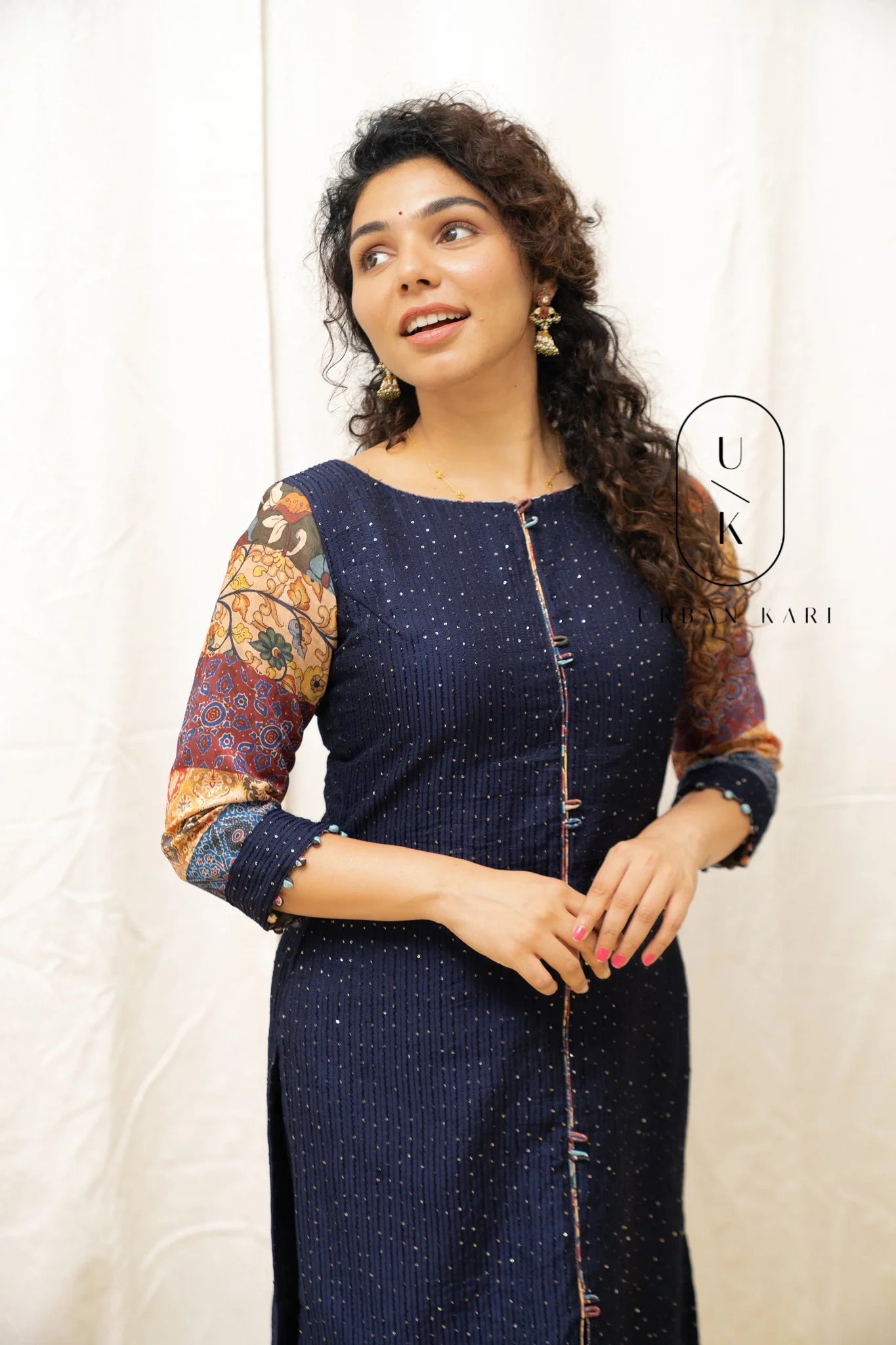 Praveena Navy Blue
