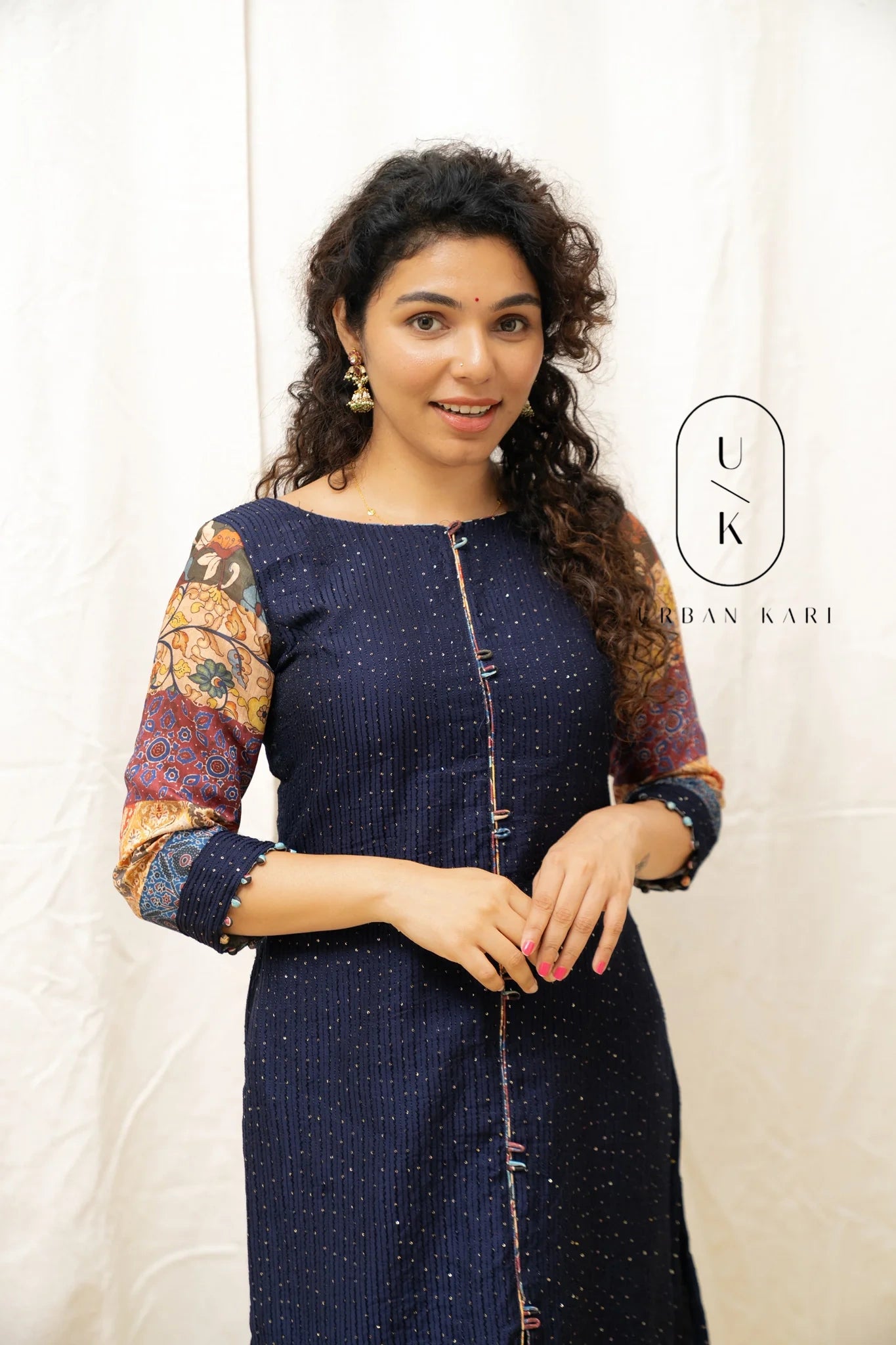 Praveena Navy Blue
