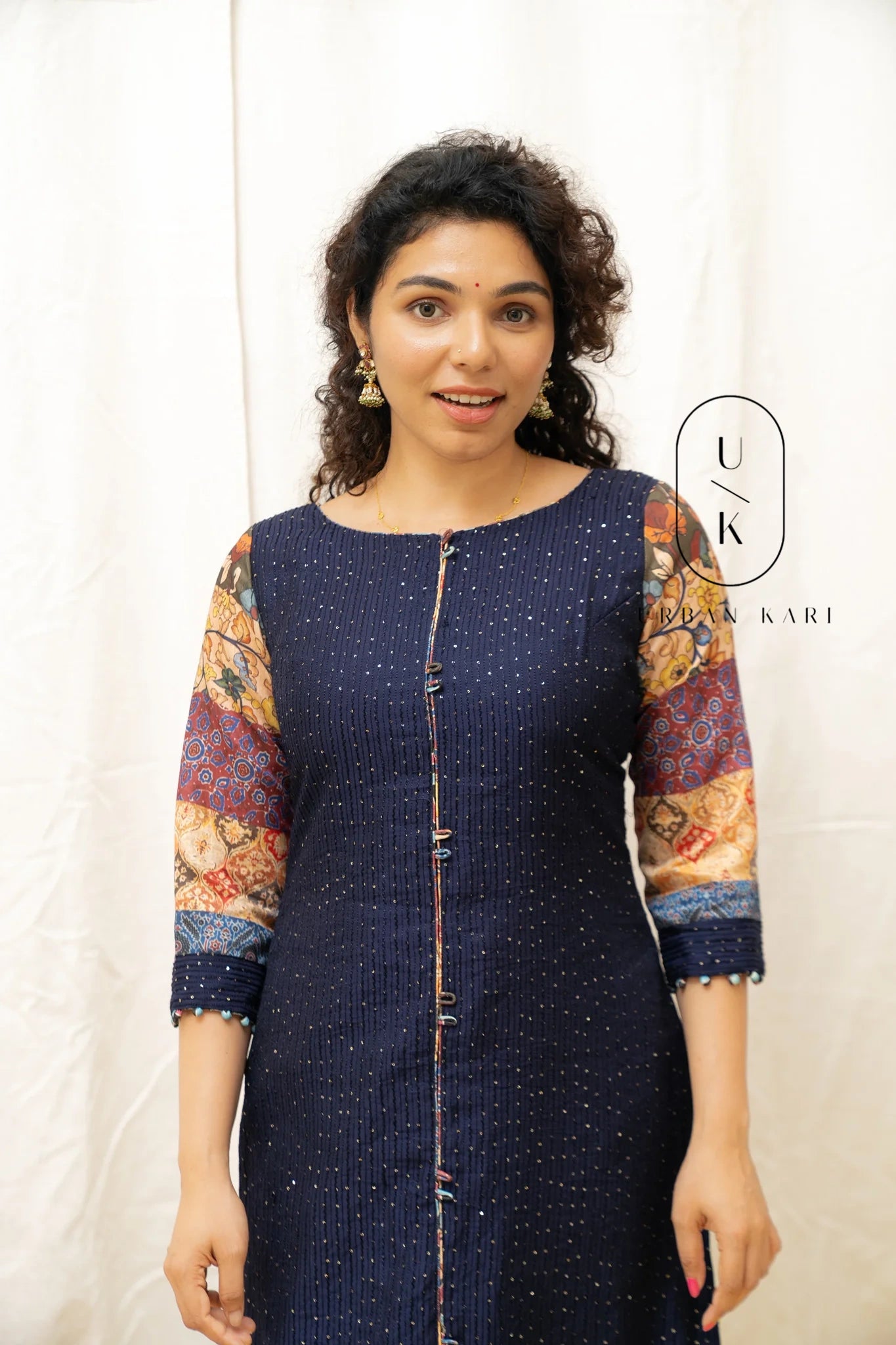 Praveena Navy Blue