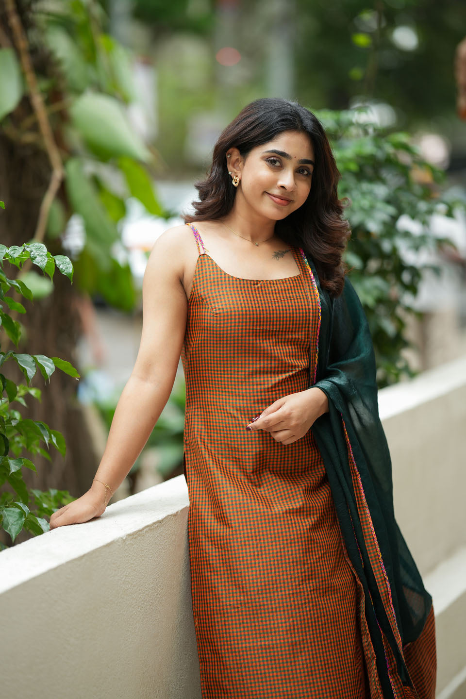 Narmada Rust with Green