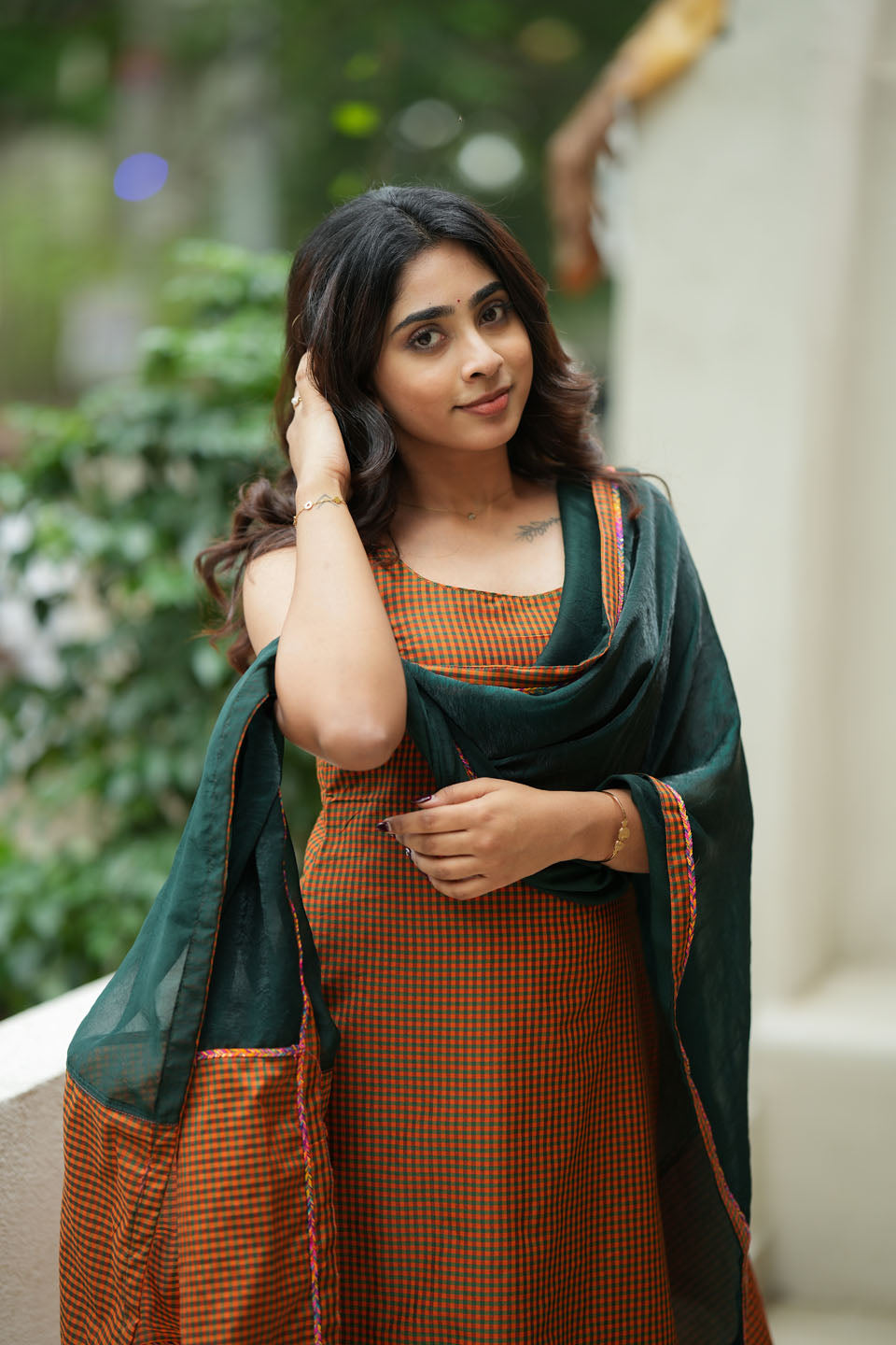 Narmada Rust with Green
