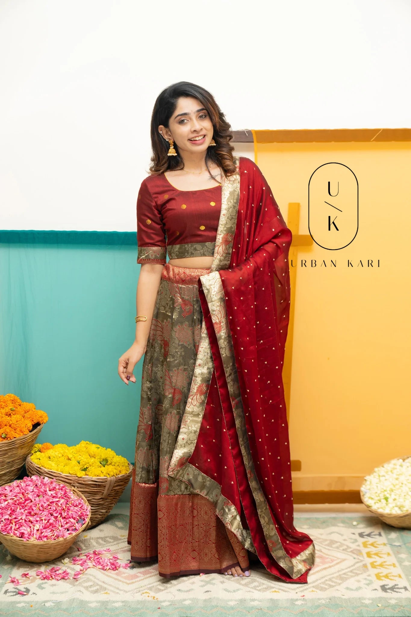 Ishwarya Maroon