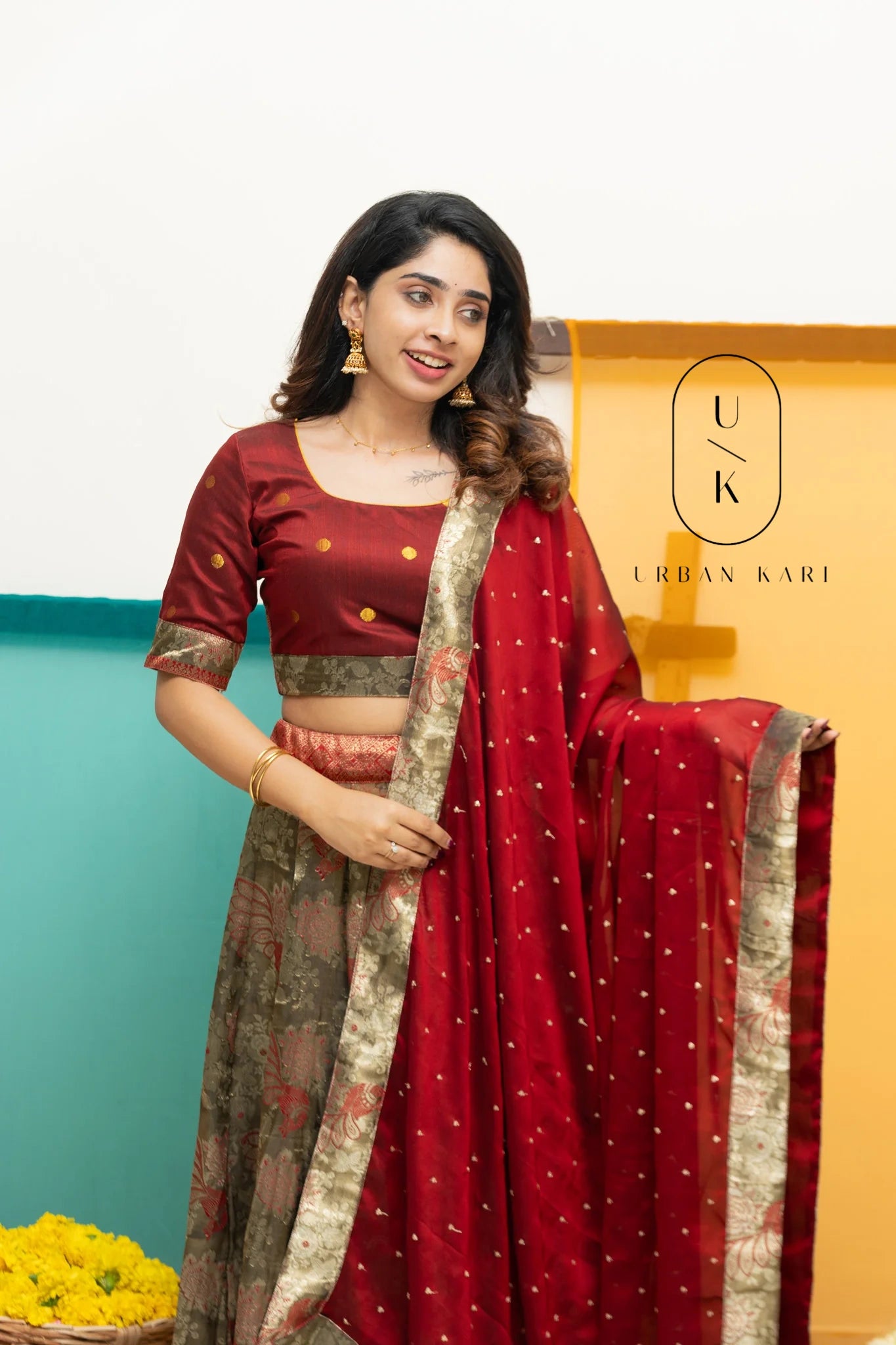 Ishwarya Maroon