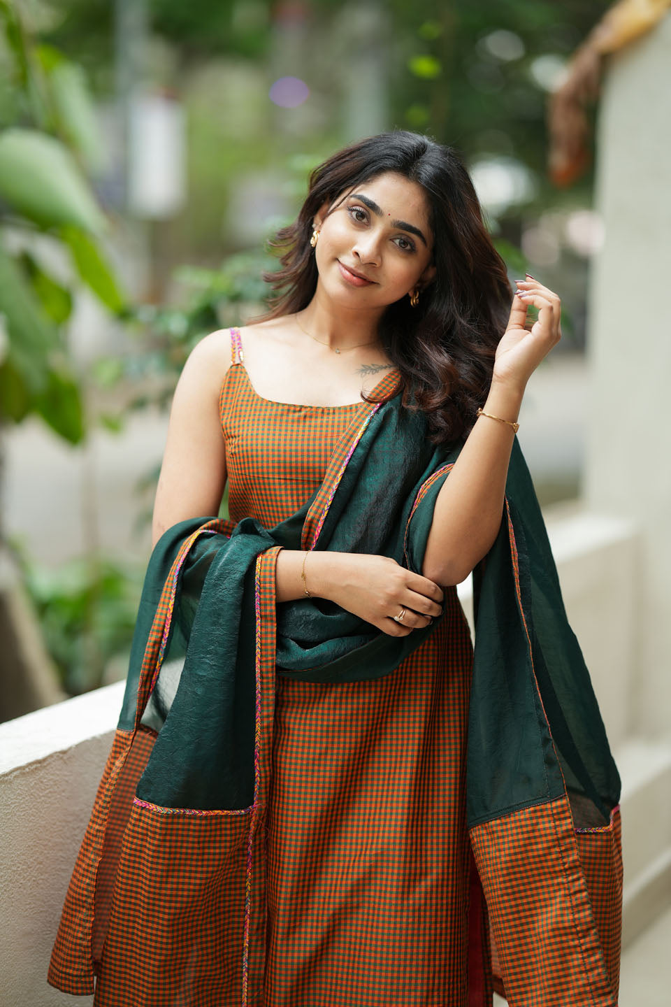 Narmada Rust with Green