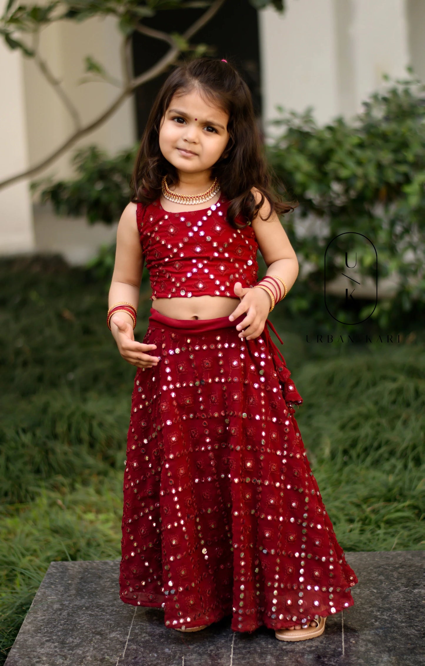 Avantika Maroon Mini