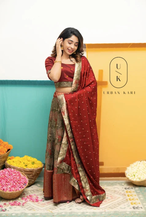 Ishwarya Maroon